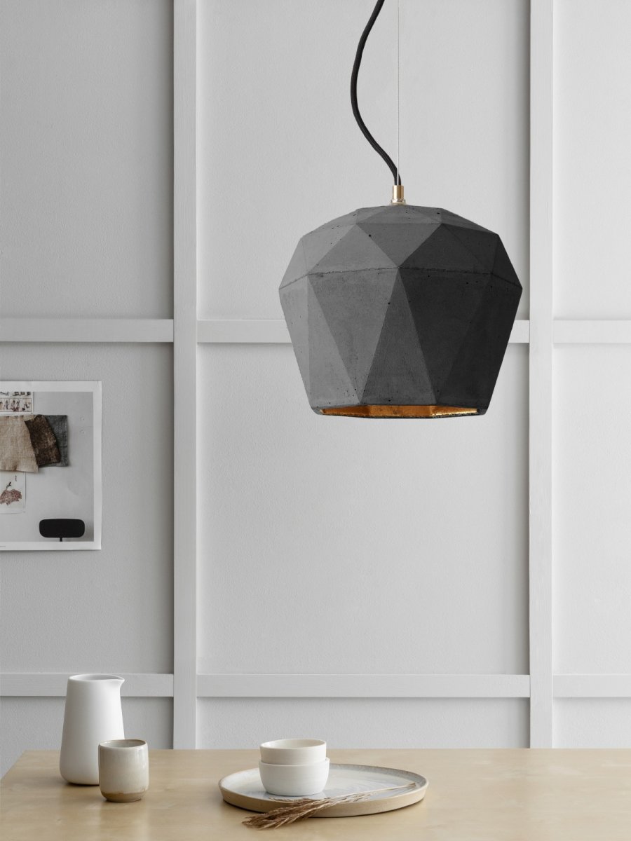 [T4]dark Hängelampe trianguliert – groß