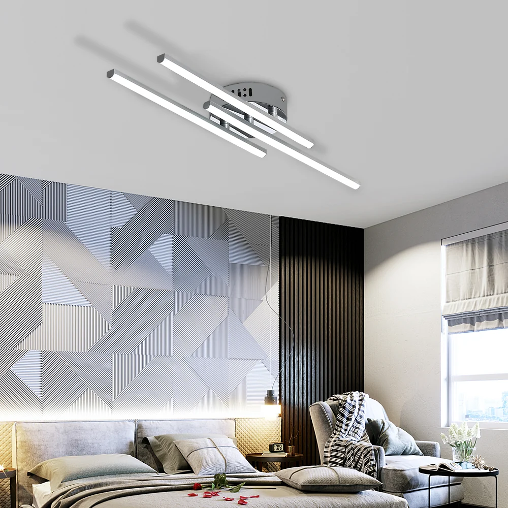 Moderne LED-Deckenleuchte, Deckenlampe, 18 W, integrierte LEDs für Wohnzimmer oder Küche, 230 V, IP20, 6000 K (kaltweiß) – Bild 6