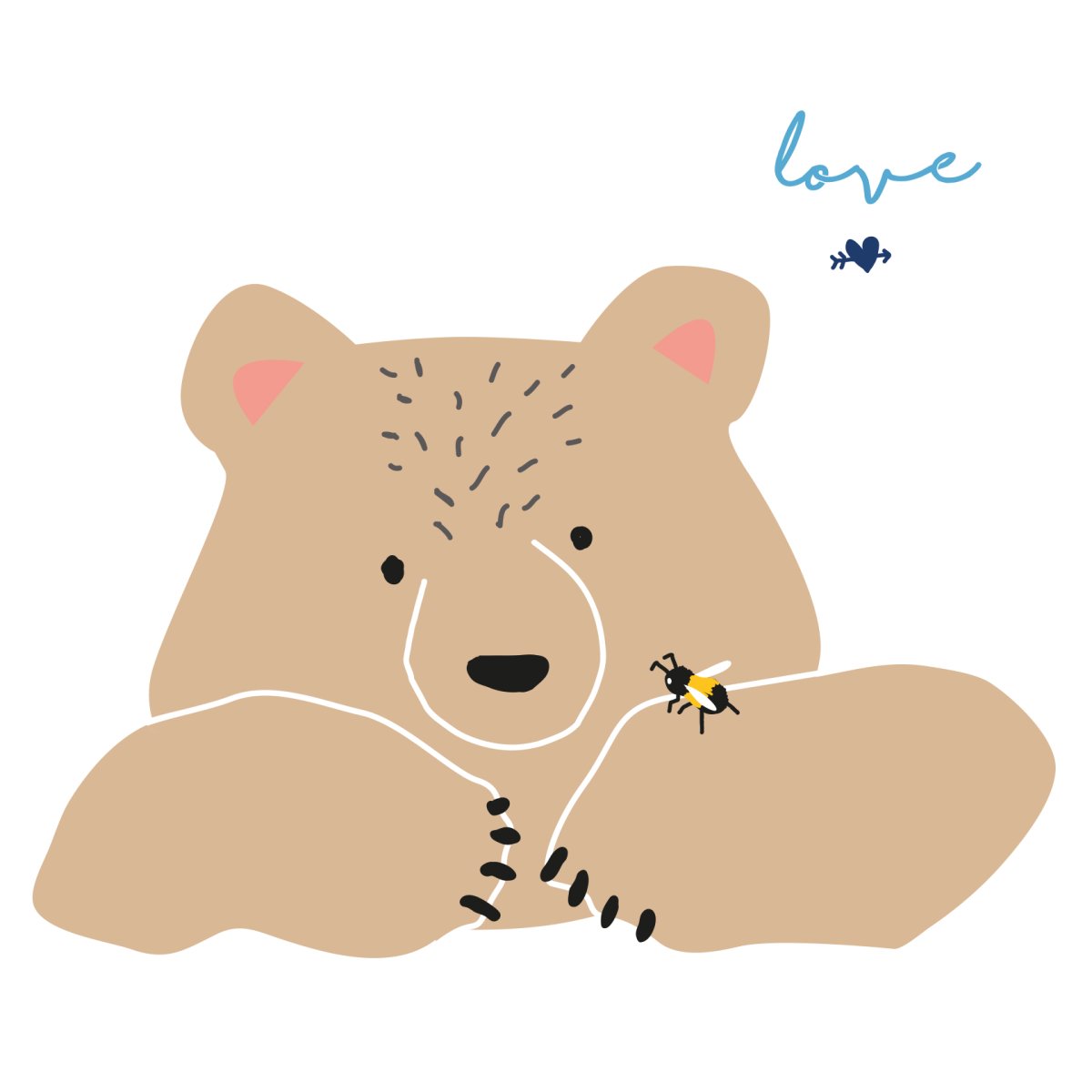 MIMI’lou Wandsticker OURS IN LOVE, groß