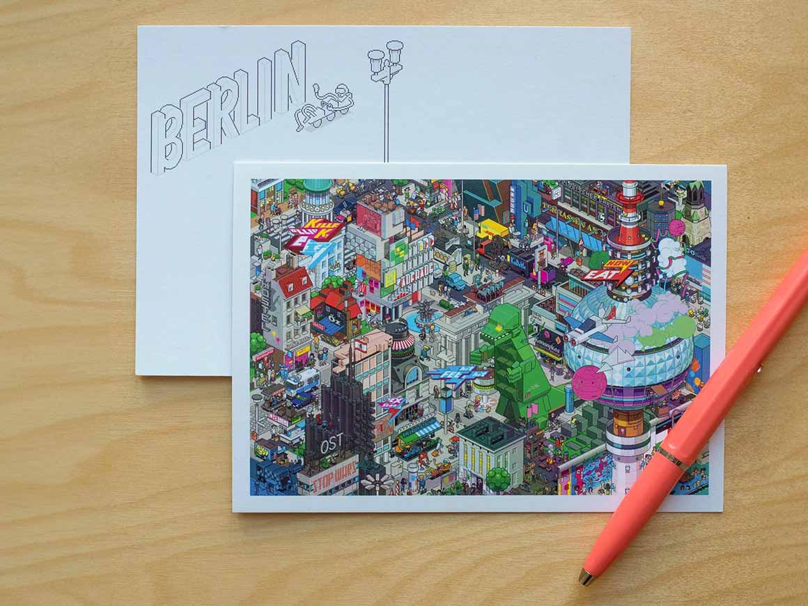 Berlin, Postkarte