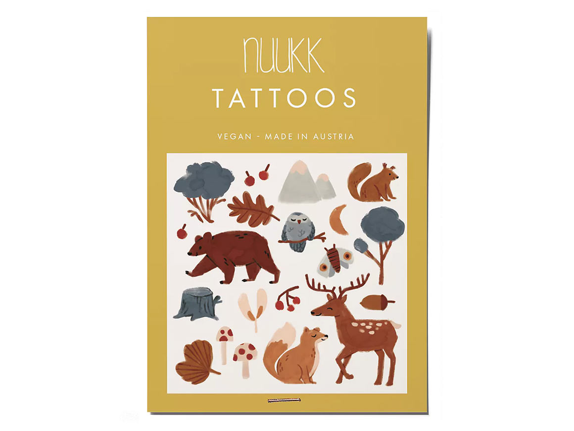 Vegane Kindertattoos Schwarzwald, NUUKK