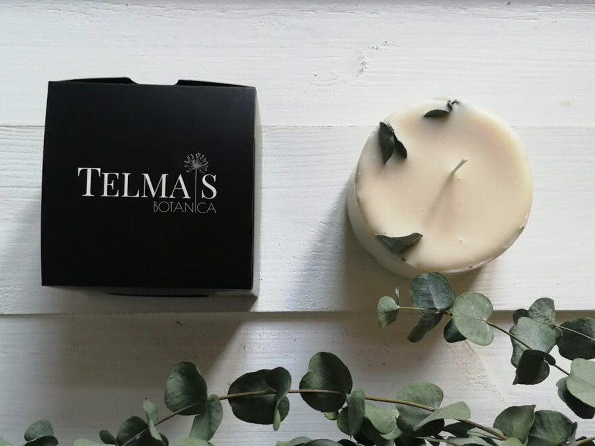 Telmas Botanica, Duftkerze Eukalyptus, klein