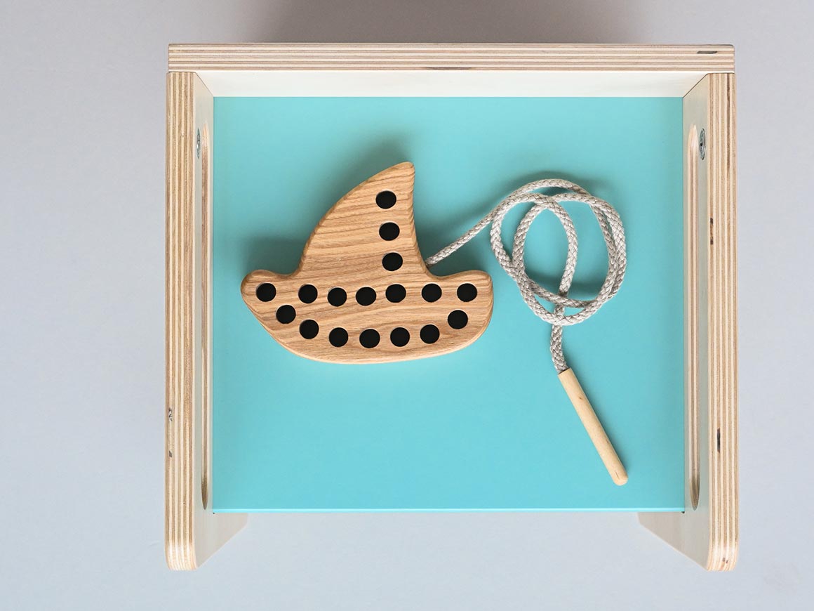 Fädelspiel Schiff, Lotes Toys