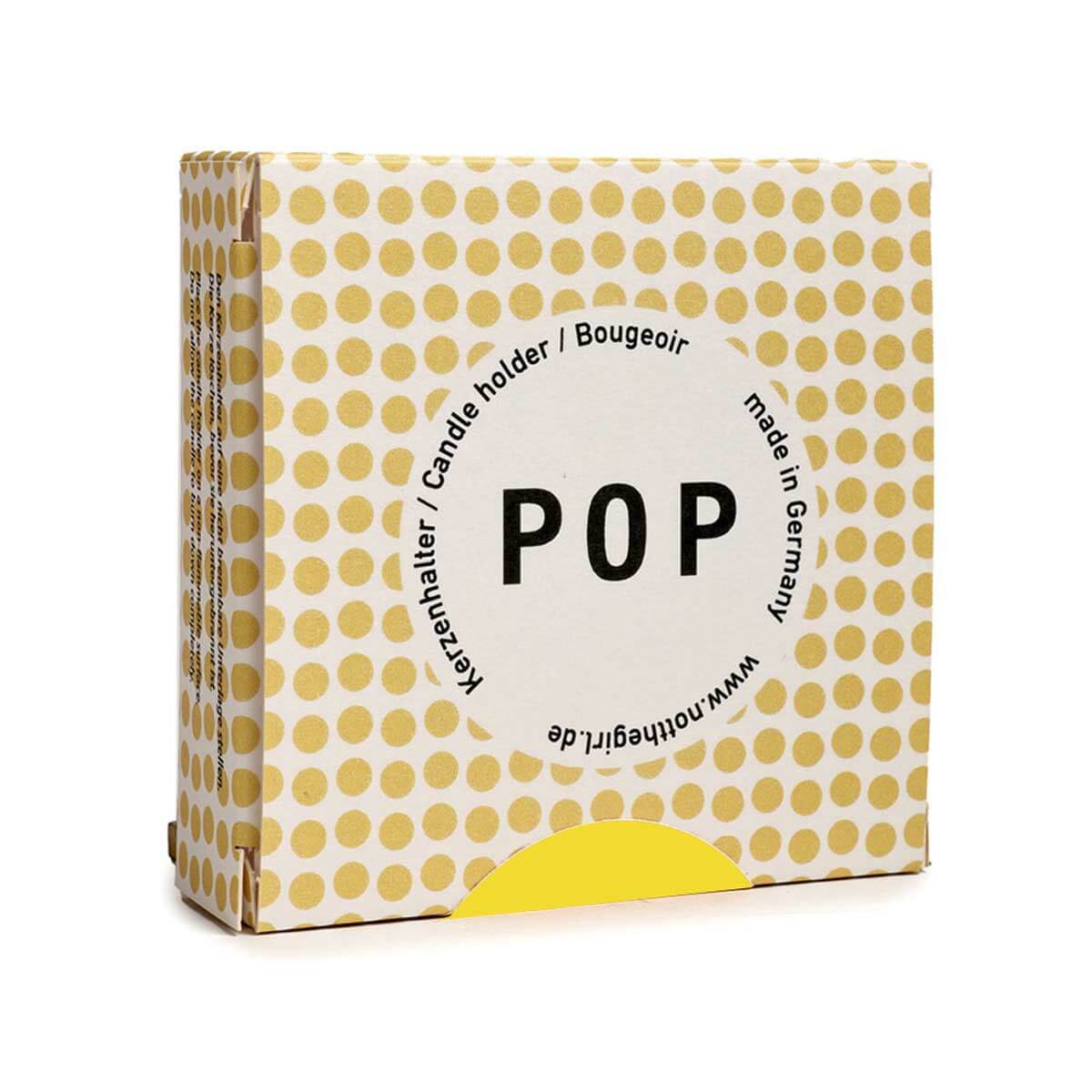 Kerzenhalter POP Schwefelgelb – Bild 5