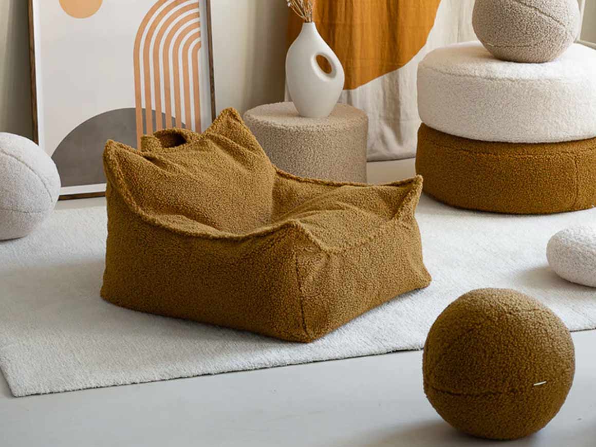 Kindersessel & Sitzsack, teddy maple – Bild 4