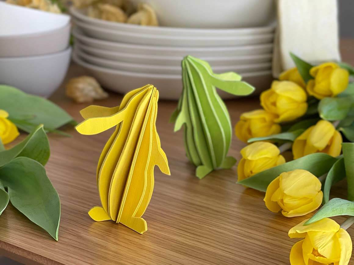 Lovi Rabbit 9 cm, yellow – Bild 4