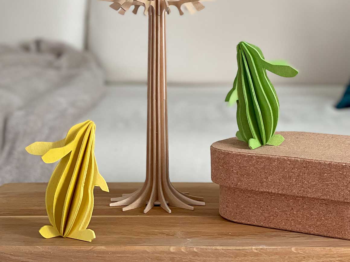 Lovi Rabbit 9 cm, yellow – Bild 5