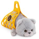 MILO, Katze mit Tragetasche (56 cm), grau