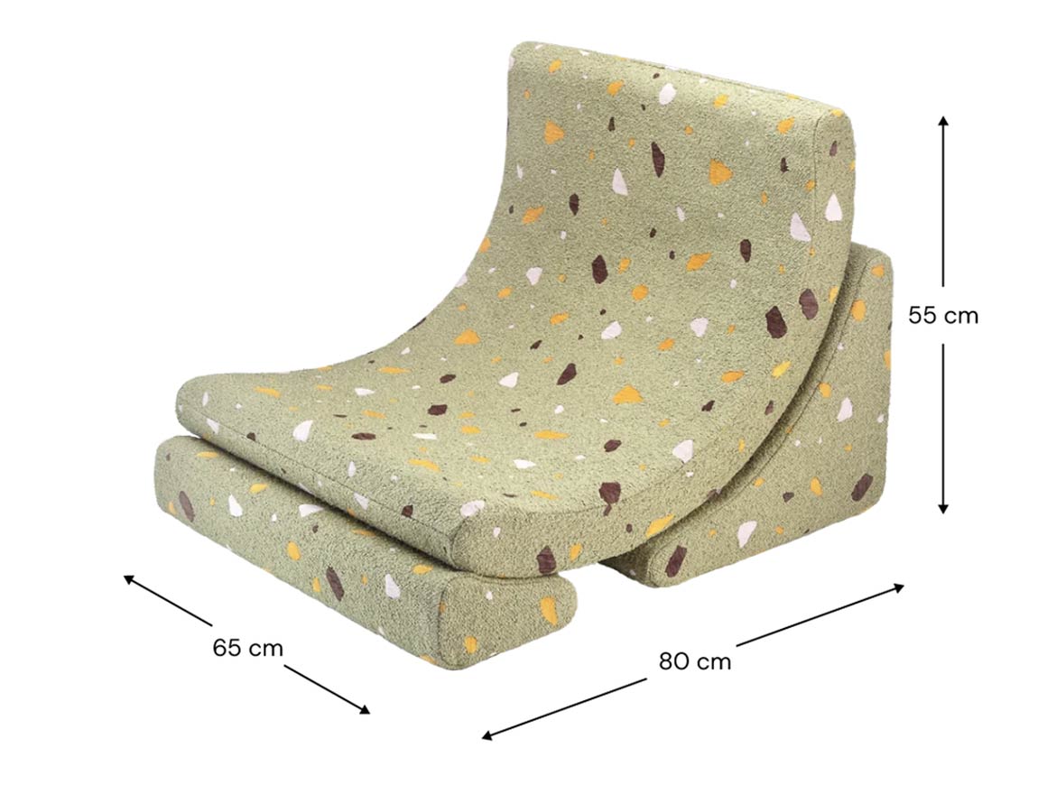Moon Chair, Terrazzo Moss – Bild 3