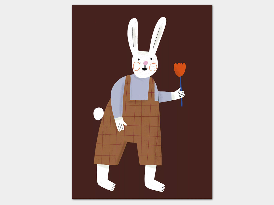 Postkarte Osterhase, NUUKK