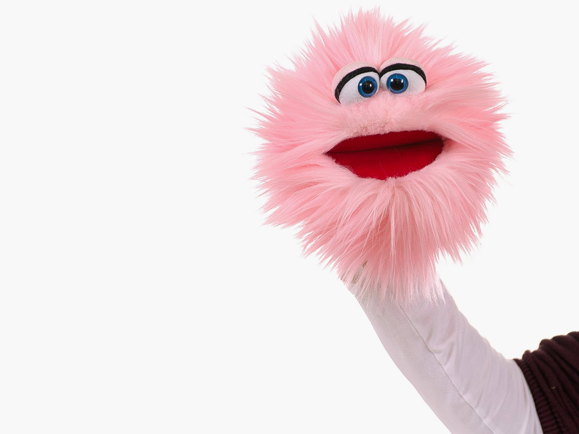 Plaudertante, Handpuppe