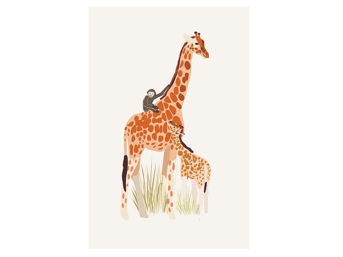 MIMI’lou Poster GIRAFFE