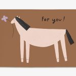 Postkarte „For You – Pferd“