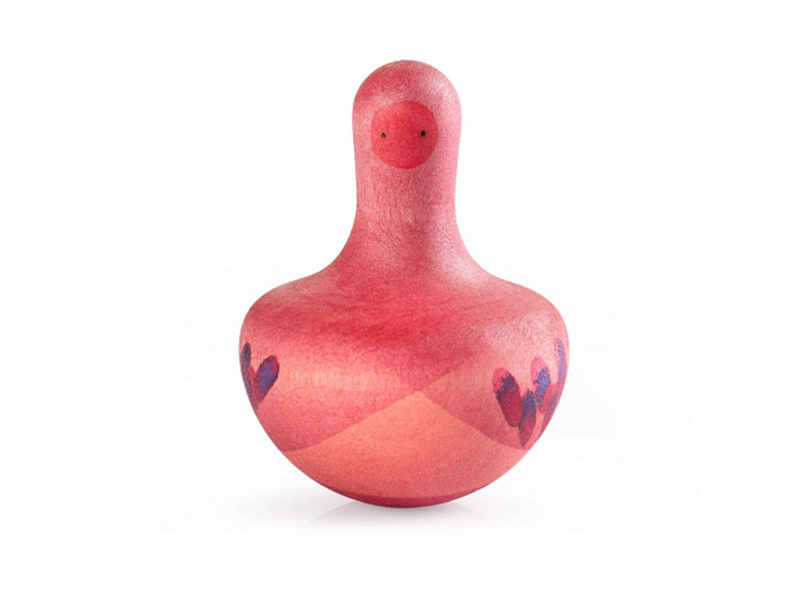Riesenkreisel Chill pink bird