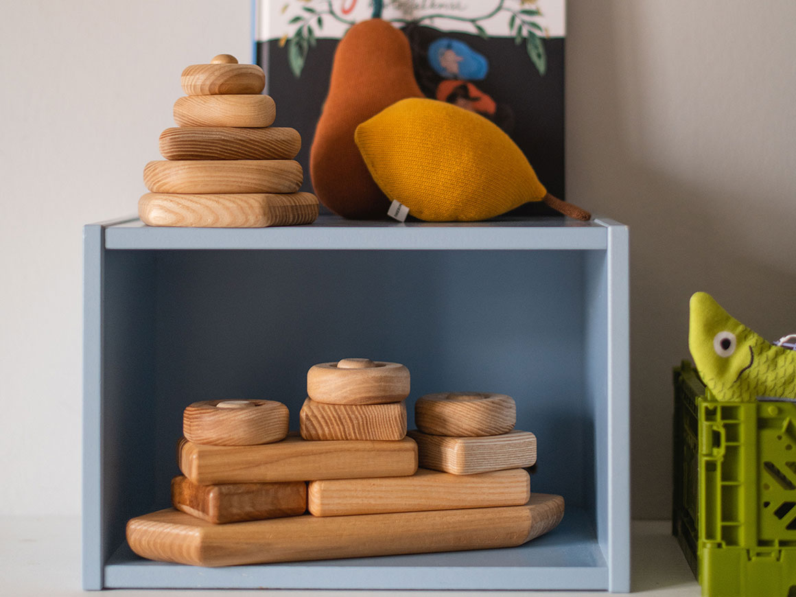 Stapelspielzeug Schiff, Lotes Toys