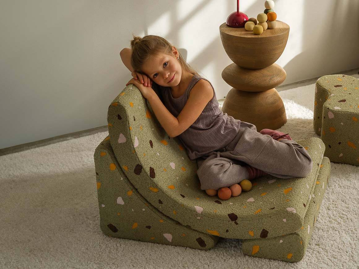 Moon Chair, Terrazzo Moss – Bild 6