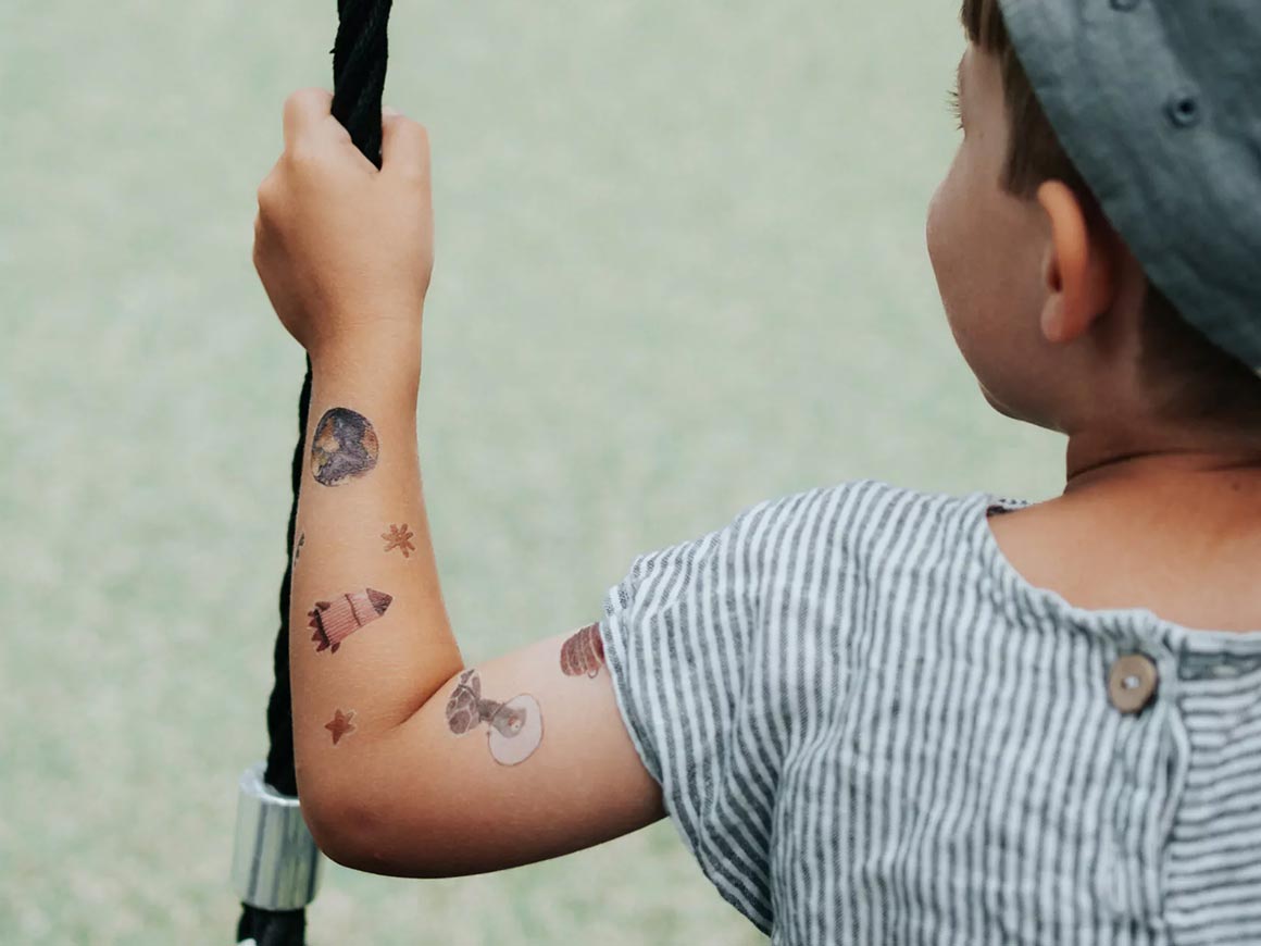 Vegane Kindertattoos Space, NUUKK – Bild 5