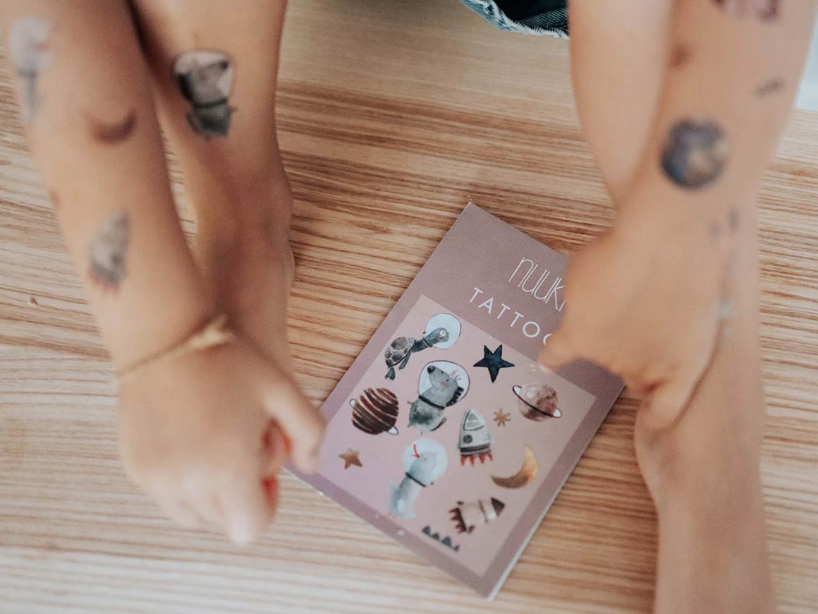 Vegane Kindertattoos Space, NUUKK – Bild 6