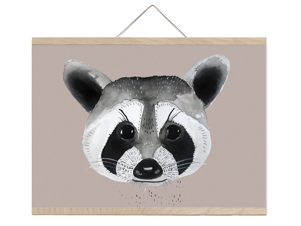 Waschbär Poster, NUUKK