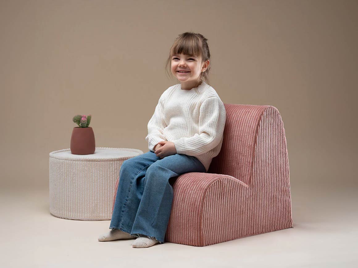 Kindersessel Cloud Pink Mousse