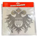 Bügelbild Karneval Fasching Stadtwappen Adler Köln 22x24 cm