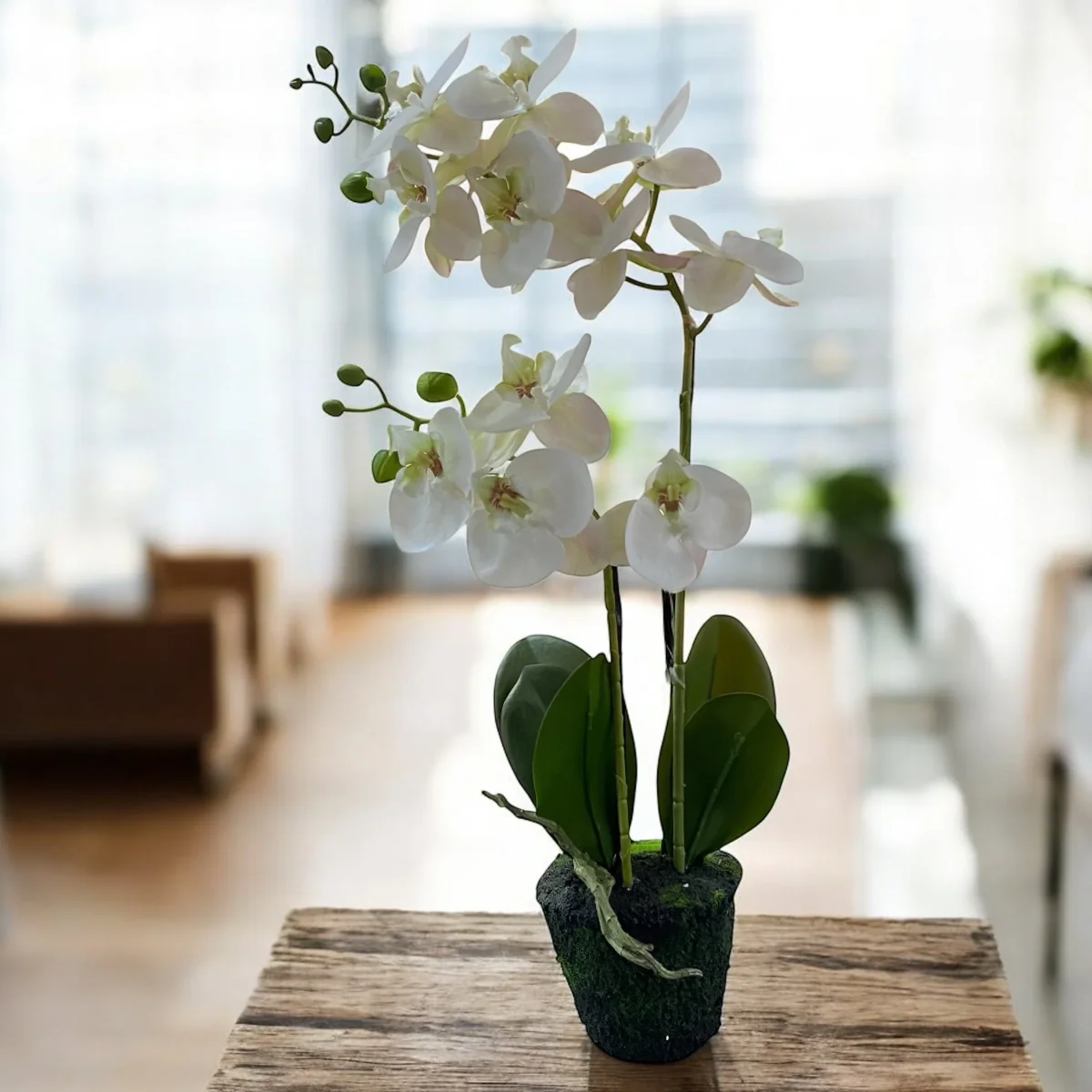 Kunstblume Orchidee 60 cm – Bild 3