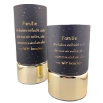Formano LED Dekolicht Glas mit Motiv & Spruch Familie Alles was wir brauchen 15 cm 20 cm