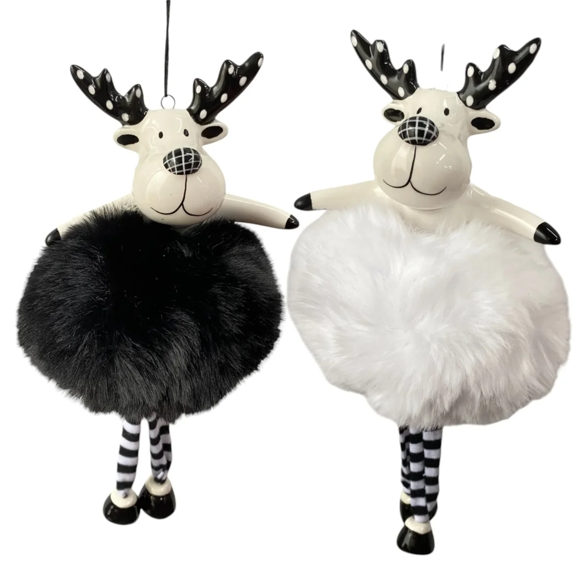 Formano Deko Hirsch Weihnachtshänger Elch Wackelbeine 22 cm
