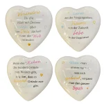 Formano Dekosteine Herz mit Spruch 8,5 cm