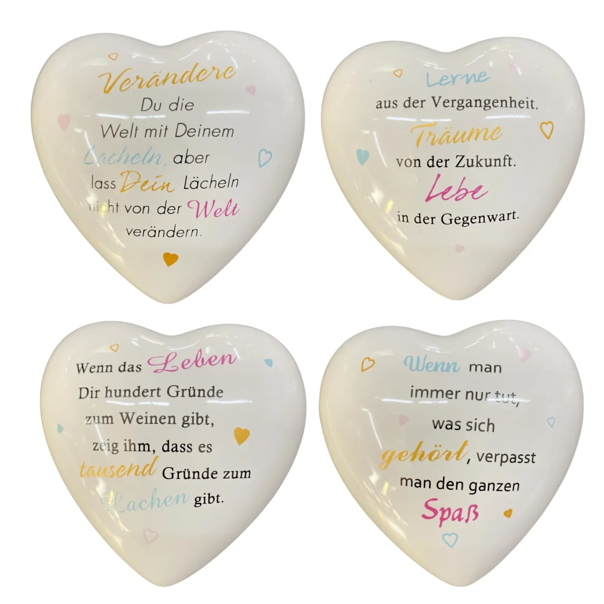Formano Dekosteine Herz mit Spruch 8,5 cm