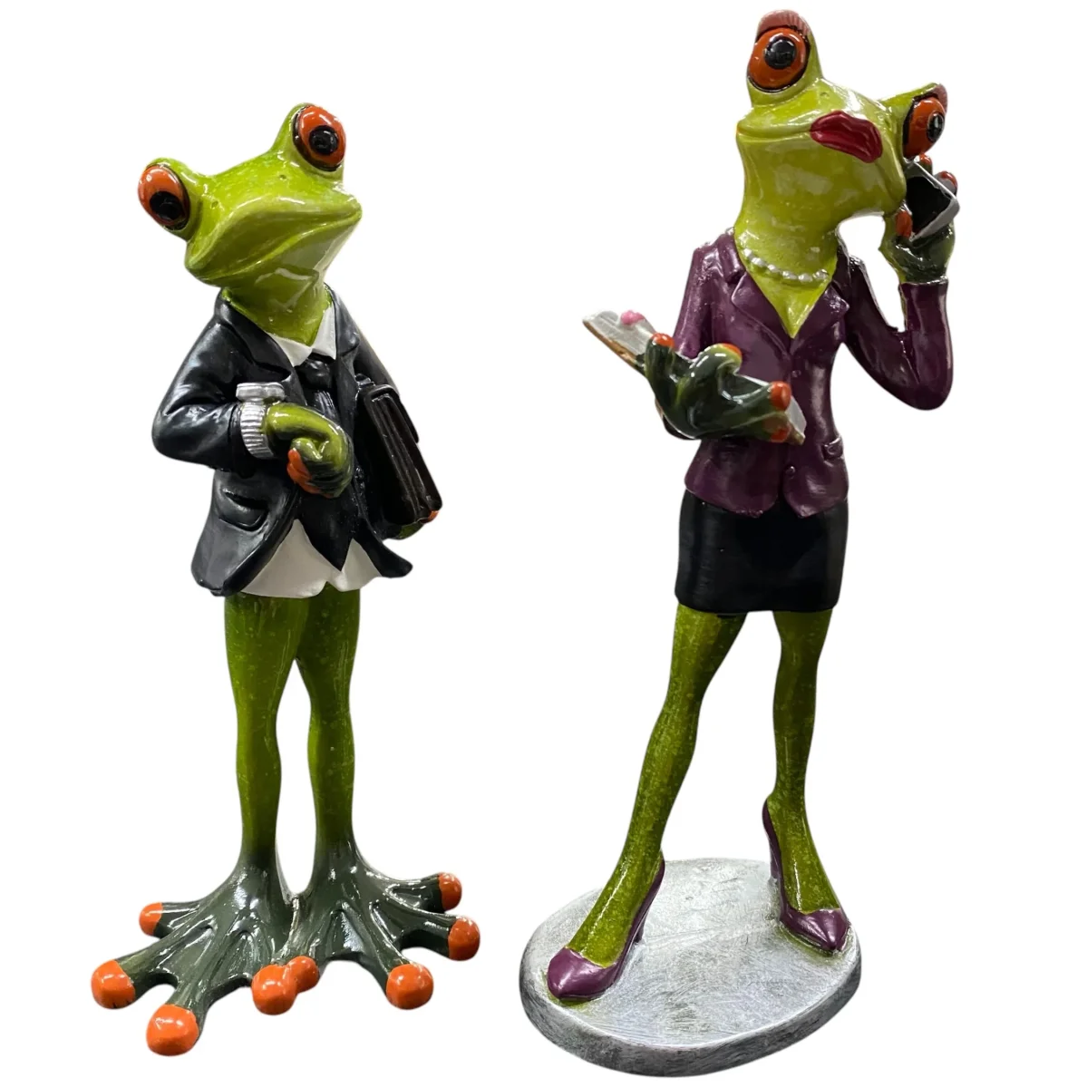 Formano Froschhausen Dekofigur Frosch Manager Projektleiter