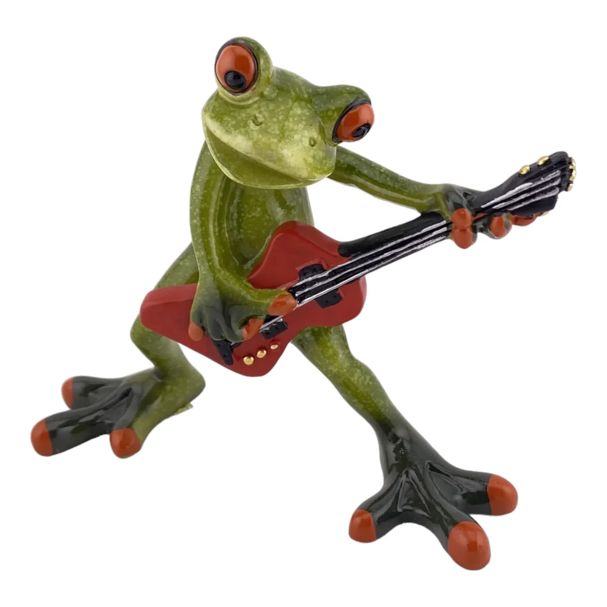 Formano Froschhausen Dekofigur Frosch Musiker Gitarre Trompete Geige – Bild 6