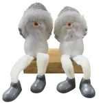 Formano Weihnachtsfigur Kantenhocker Schneemann Kunststein 12 cm