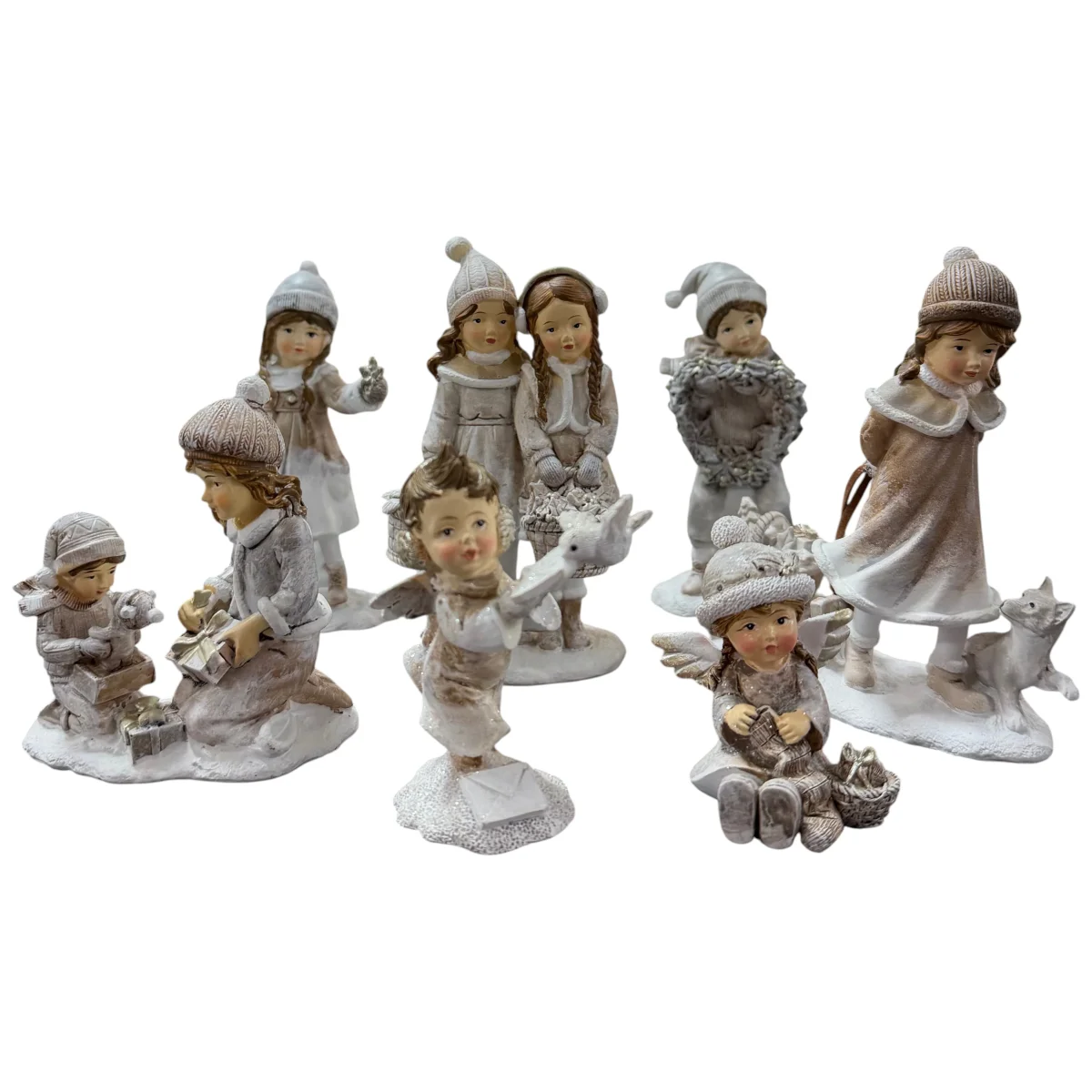 Formano Dekofigur Winterkinder Mädchen & Jungen diverse Varianten