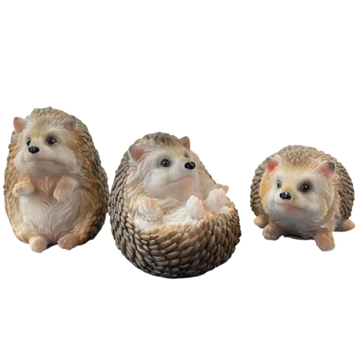 Formano Waldtier Deko Igel naturgetreu sitzend, stehend & laufend