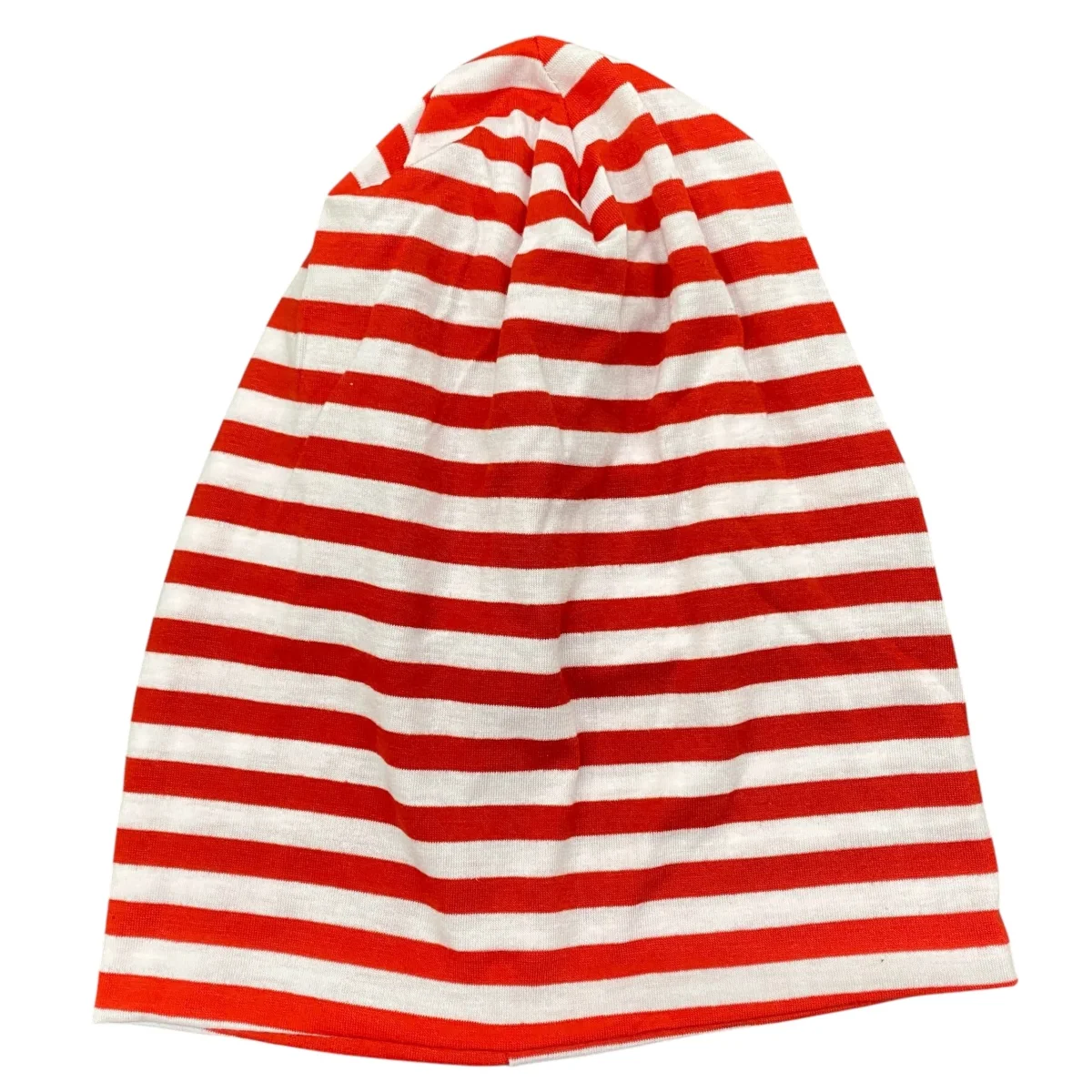 Karneval Ringelmütze rot/weiß