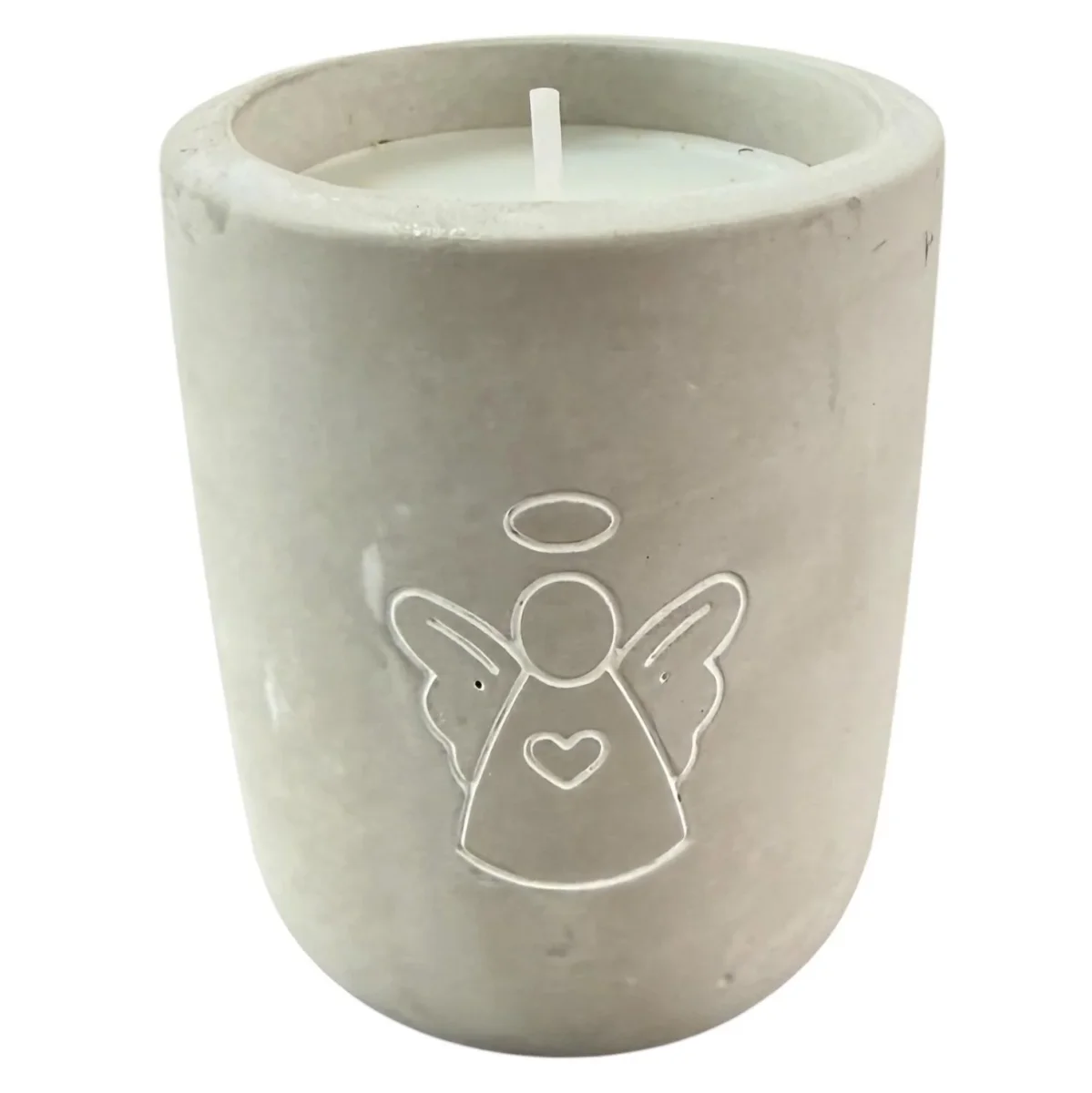 Mea Living Betonkerze mit Schutzengel 7,5 cm