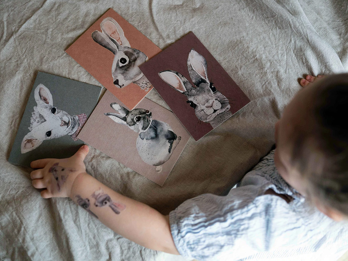Postkarte Häschen, NUUKK – Bild 3