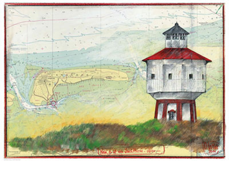 Postkarte: Nein, es ist kein Leuchtturm, aber ……