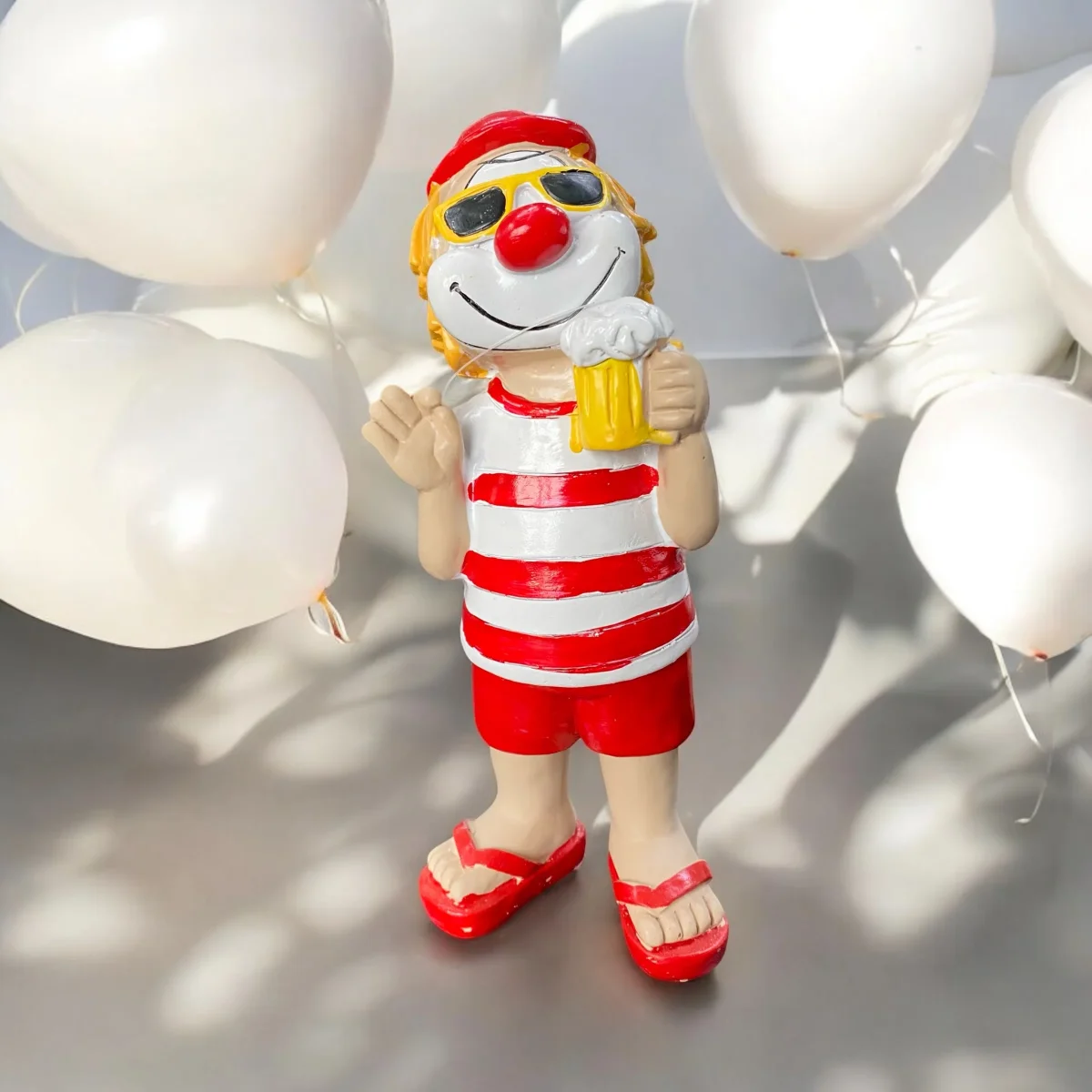 Schmitzens Karneval Deko Clown Karneval Herr Frau Schmitz Mallorca 20 cm – Bild 4