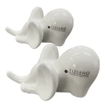 Tiziano Deko Keramik Elefant Leon Liegend Kopf Runter 8 cm 12 cm