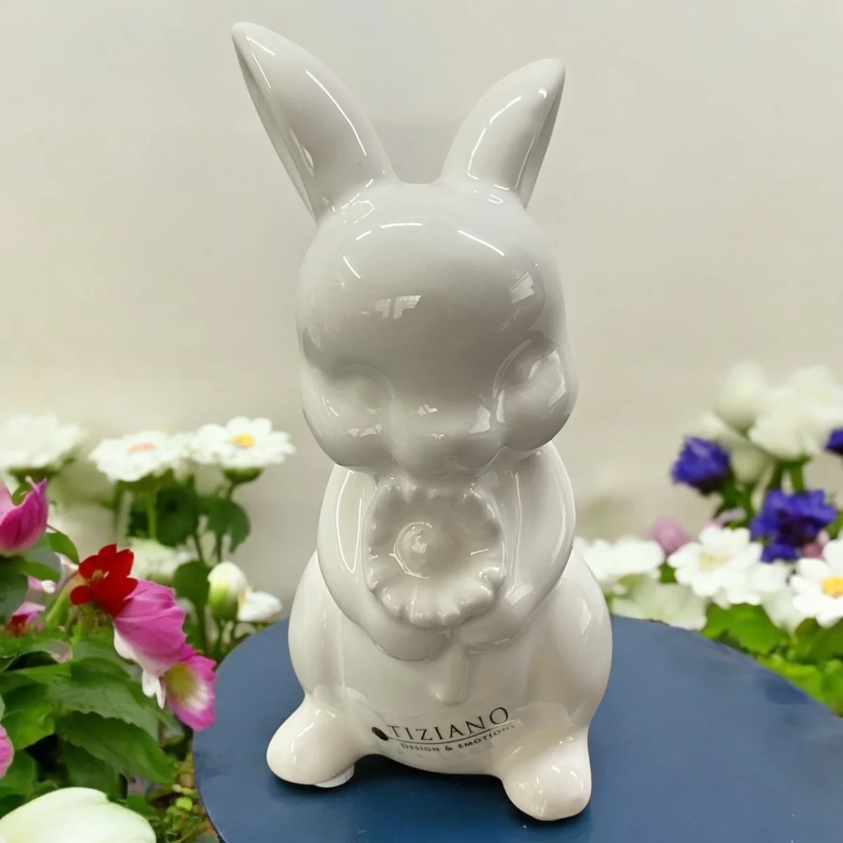 Tiziano Deko Keramik Oster Hase Finja 9 cm 12 cm – Bild 4