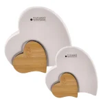 Tiziano Dekoartikel Keramik Herz Incanto mit Holz 9 cm 13 cm