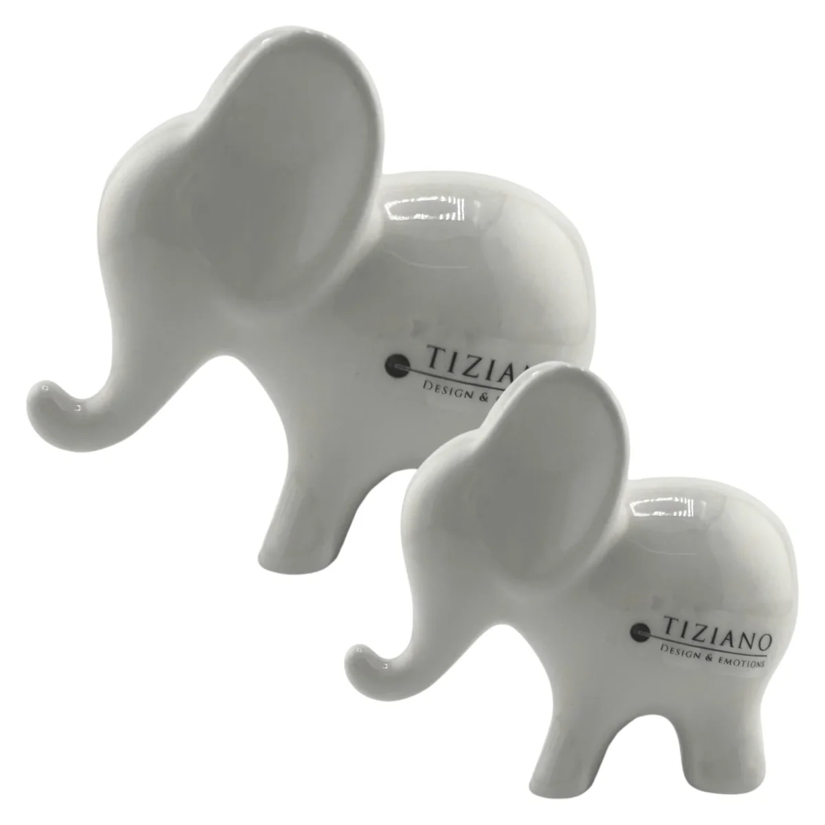 Tiziano Deko Keramik Elefant Leon stehend 8 cm 12 cm