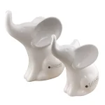Tiziano Deko Keramik Elefant Leon sitzend 8 cm 12 cm 20,5 cm 24 cm