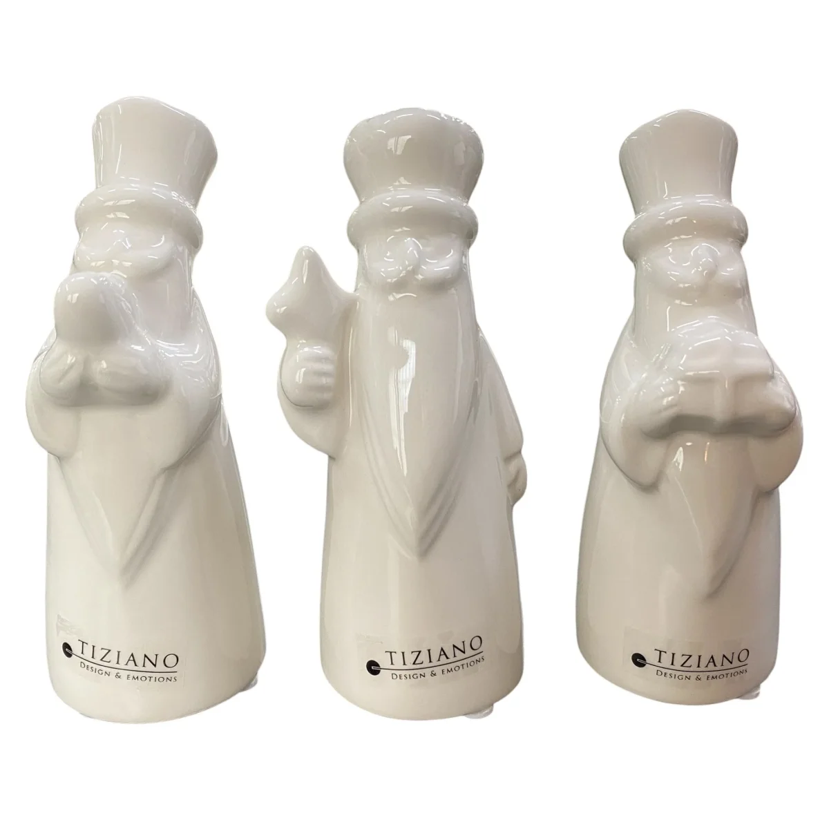 Tiziano Keramik Dekofiguren Heilige Drei Könige 14 cm