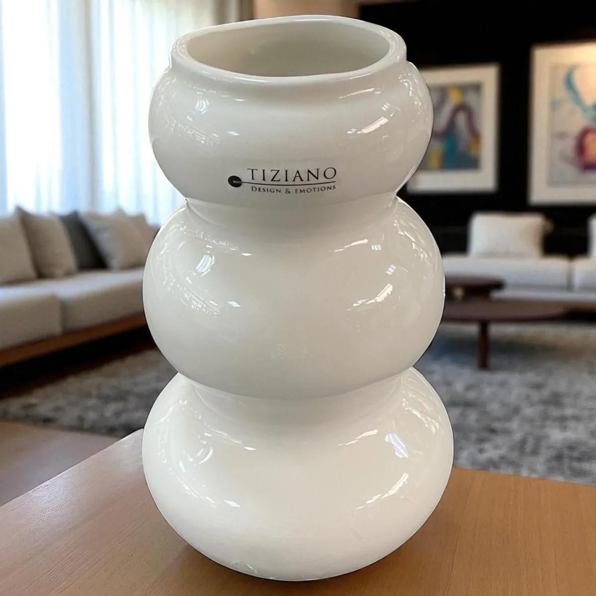 Tiziano Keramik Deko Vase Ronda 16,5 cm 21,5 cm 26,5 cm – Bild 4