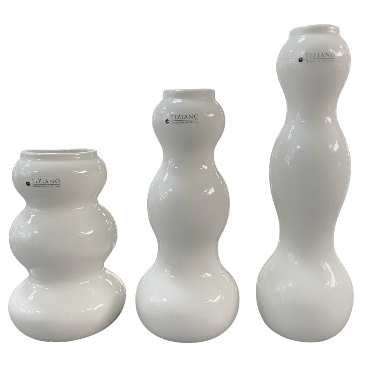 Tiziano Keramik Deko Vase Ronda 16,5 cm 21,5 cm 26,5 cm – Bild 2