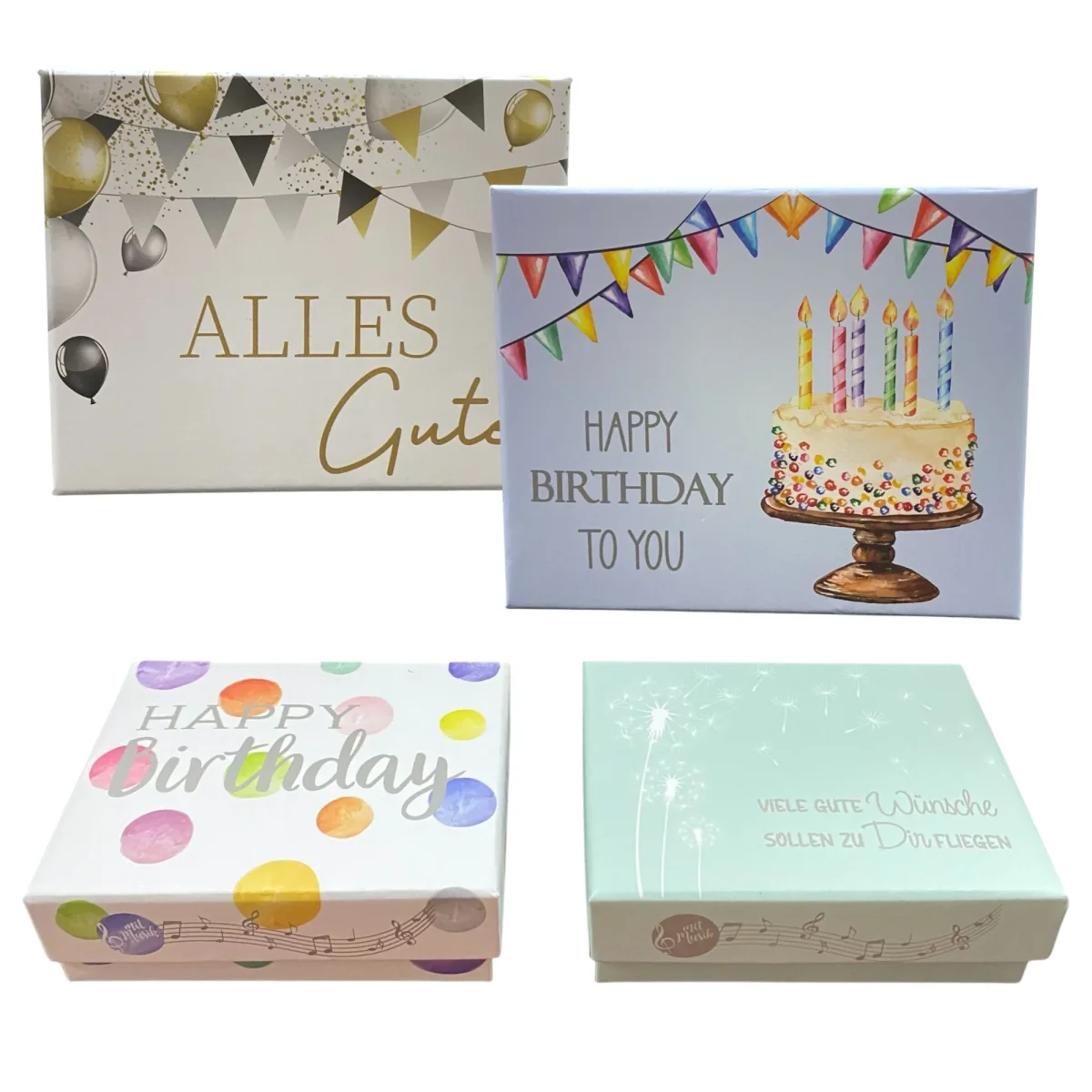 Musikbox Geldgeschenk zum Geburtstag 9×11 cm