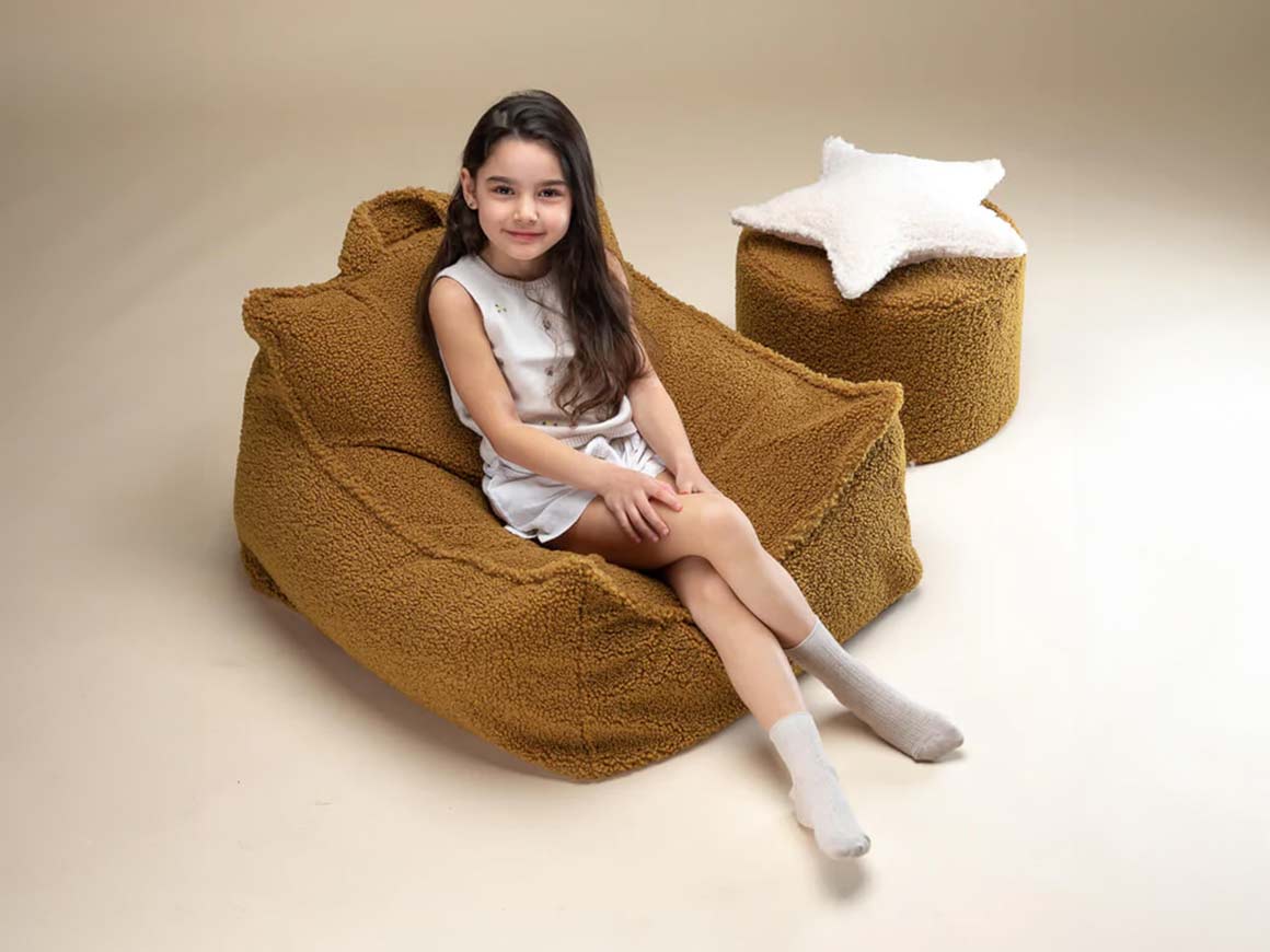 Kindersessel & Sitzsack, teddy maple – Bild 5